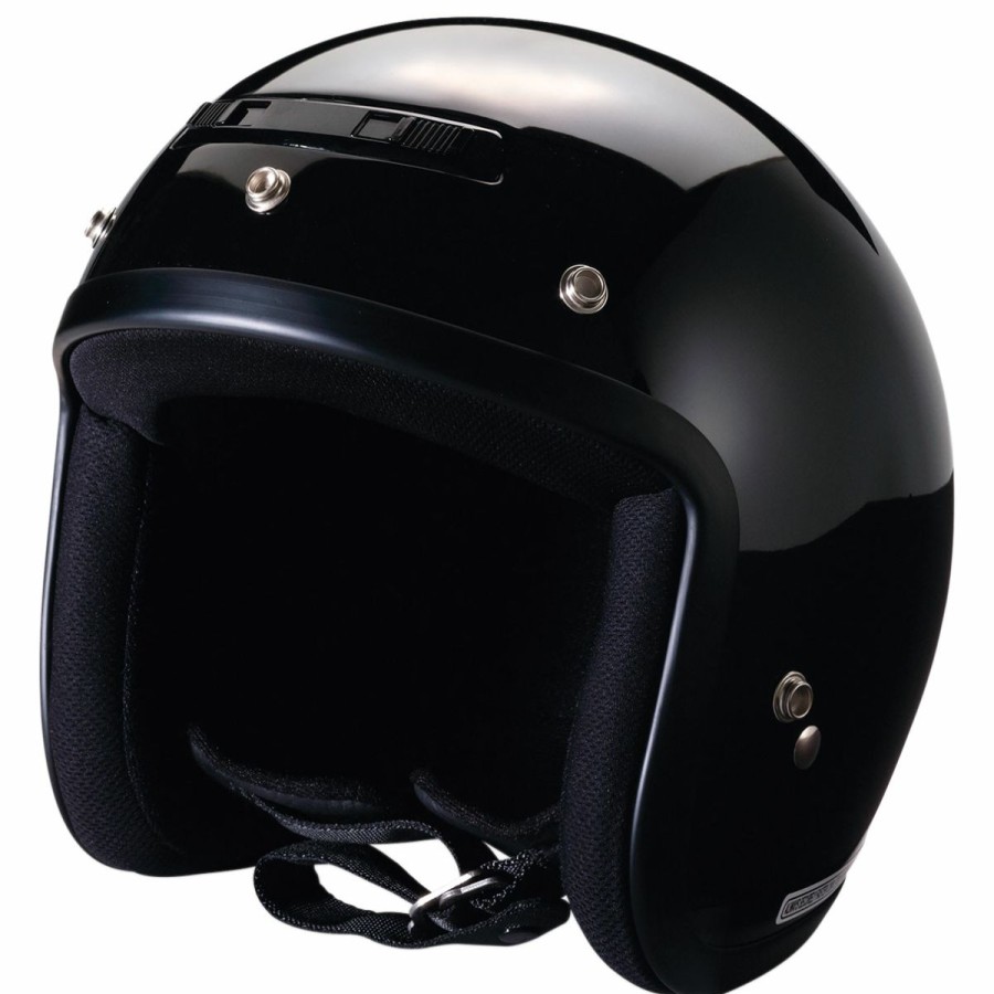 Helmets * | Z1R Jimmy Gloss Black Open Face Helmet