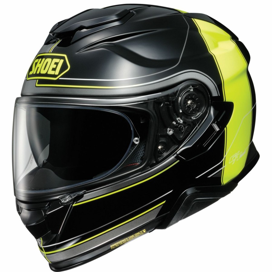 Helmets * | Shoei Gt-Air Ii Crossbar Yellow/Black Full Face Helmet