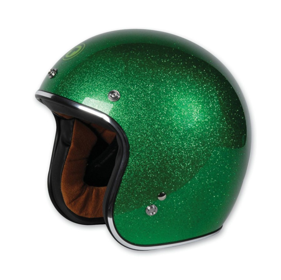 Helmets * | Torc T50 Lime Cycle Flake Open Face Helmet