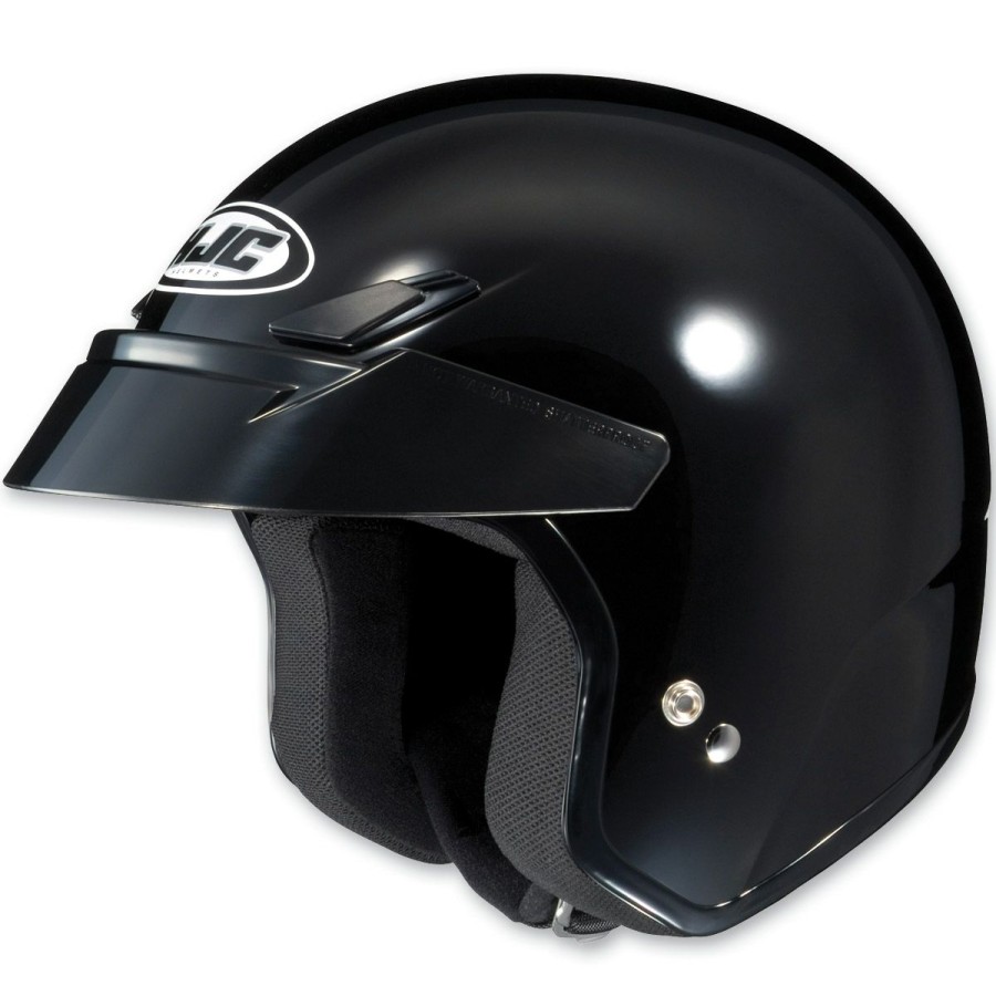 Helmets * | Hjc Cs-5N Black Open Face Helmet