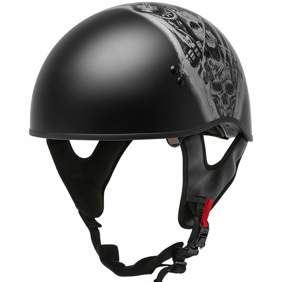 Helmets * | Gmax Hh-65 Tormentor Half Helmet