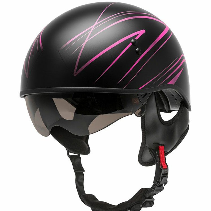 Helmets * | Gmax Hh-65 Torque Half Helmet