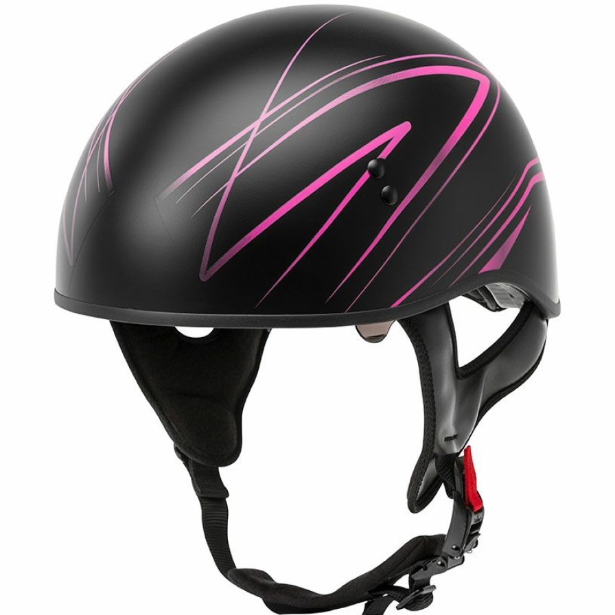 Helmets * | Gmax Hh-65 Torque Half Helmet