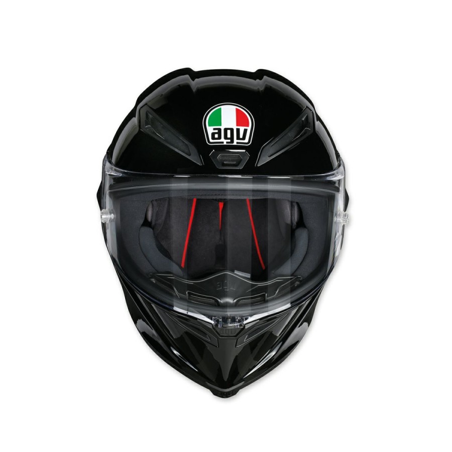 Helmets * | Agv Corsa R Black Full Face Helmet