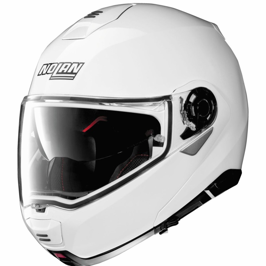 Helmets * | Nolan N100-5 Platinum White Modular Helmet