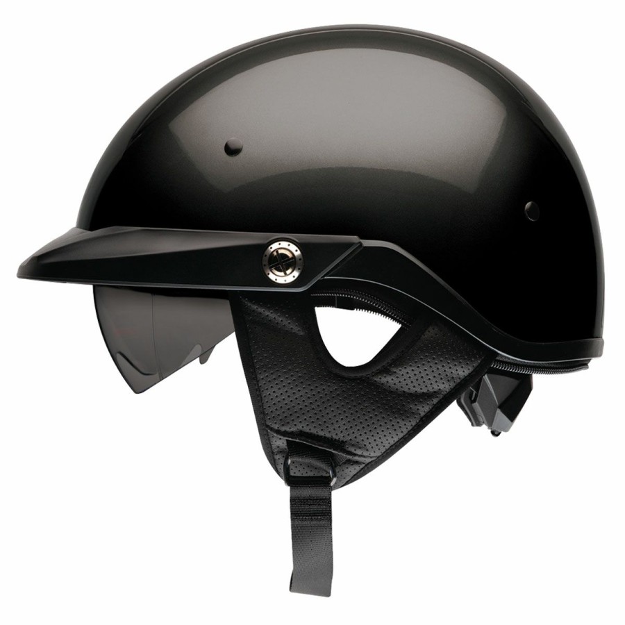 Helmets * | Bell Pit Boss Black Half Helmet