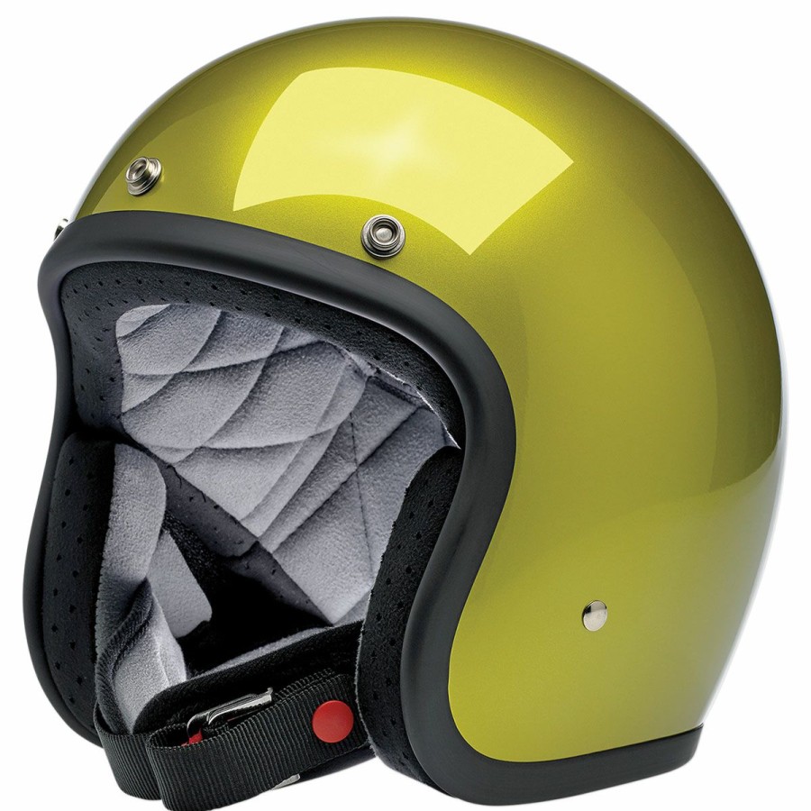 Helmets * | Biltwell Inc. Bonanza Metallic Sea Weed Open Face Helmet