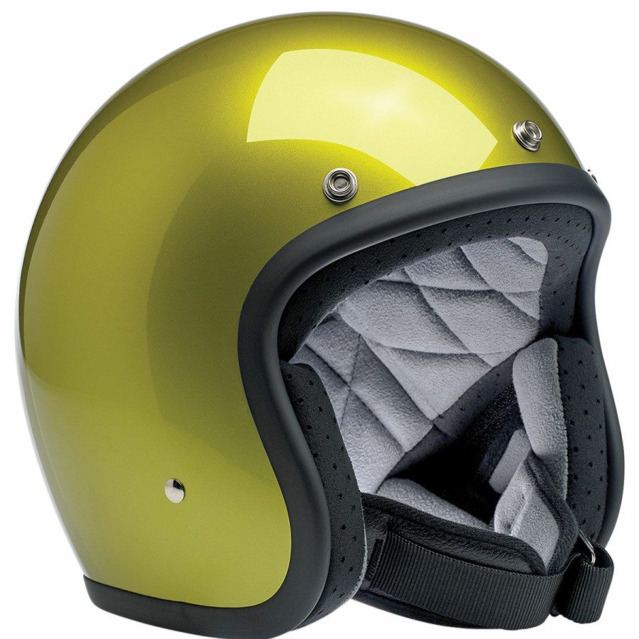 Helmets * | Biltwell Inc. Bonanza Metallic Sea Weed Open Face Helmet