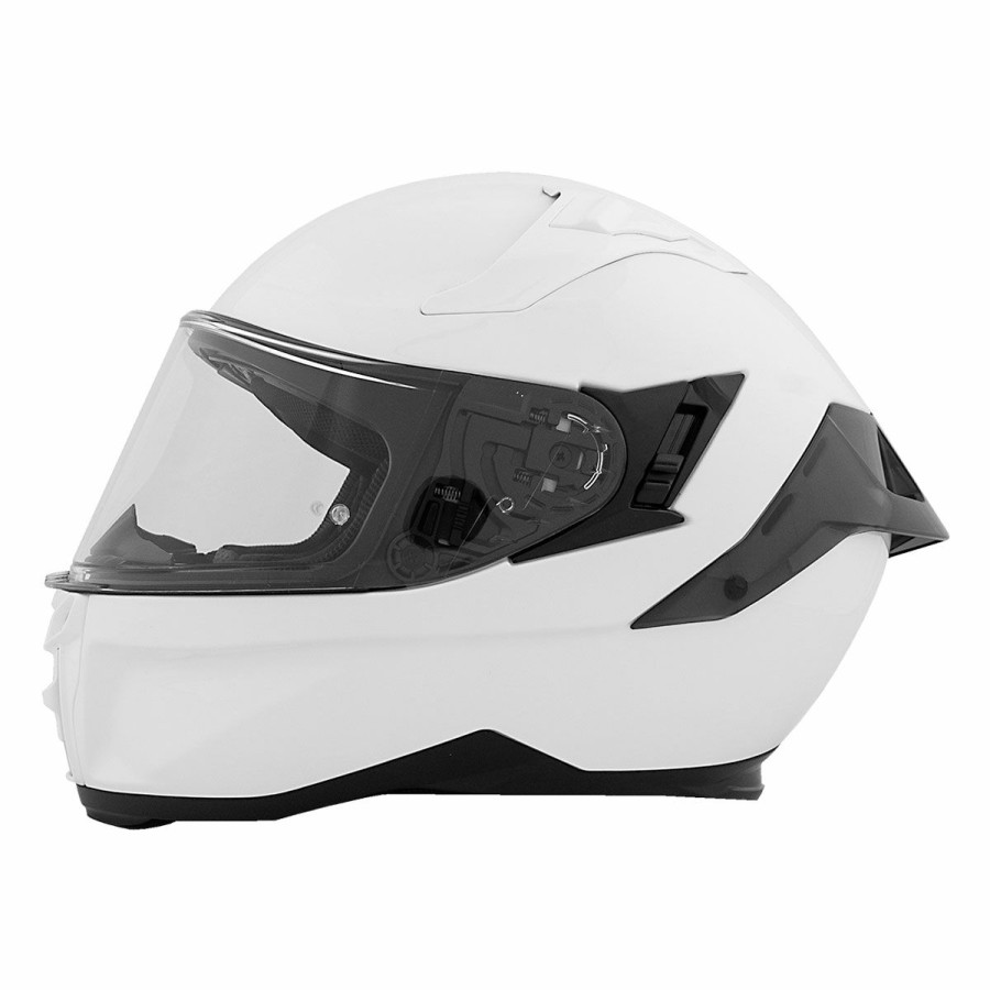 Helmets * | Bilt Charger White Full Face Helmet