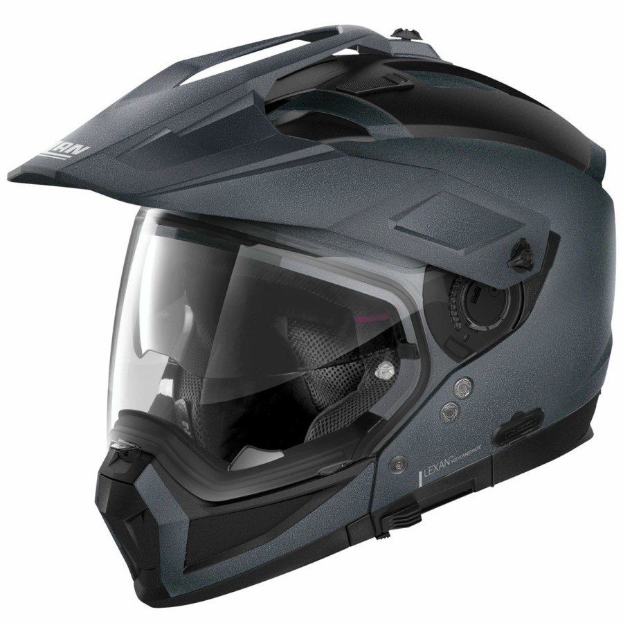 Helmets * | Nolan N70-2 X Black Graphite Dual Sport Helmet