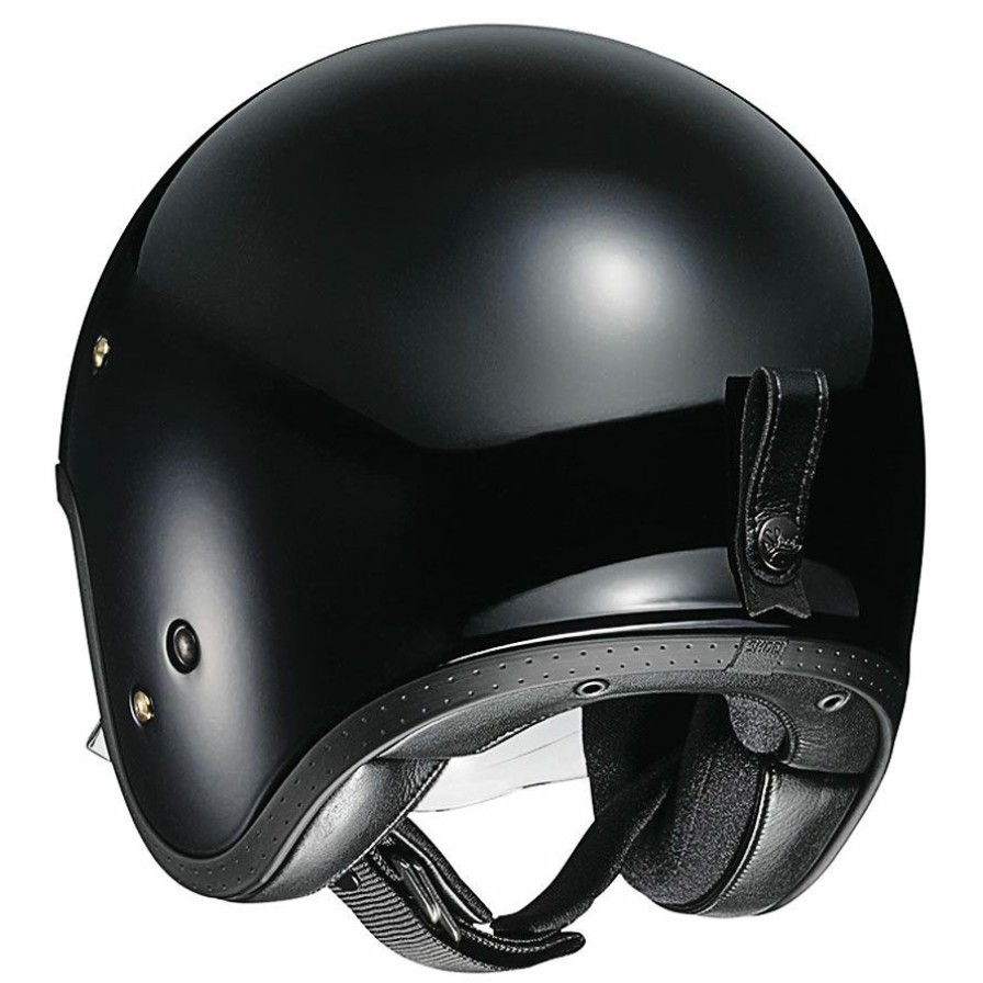 Helmets * | Shoei J-O Black Open Face Helmet