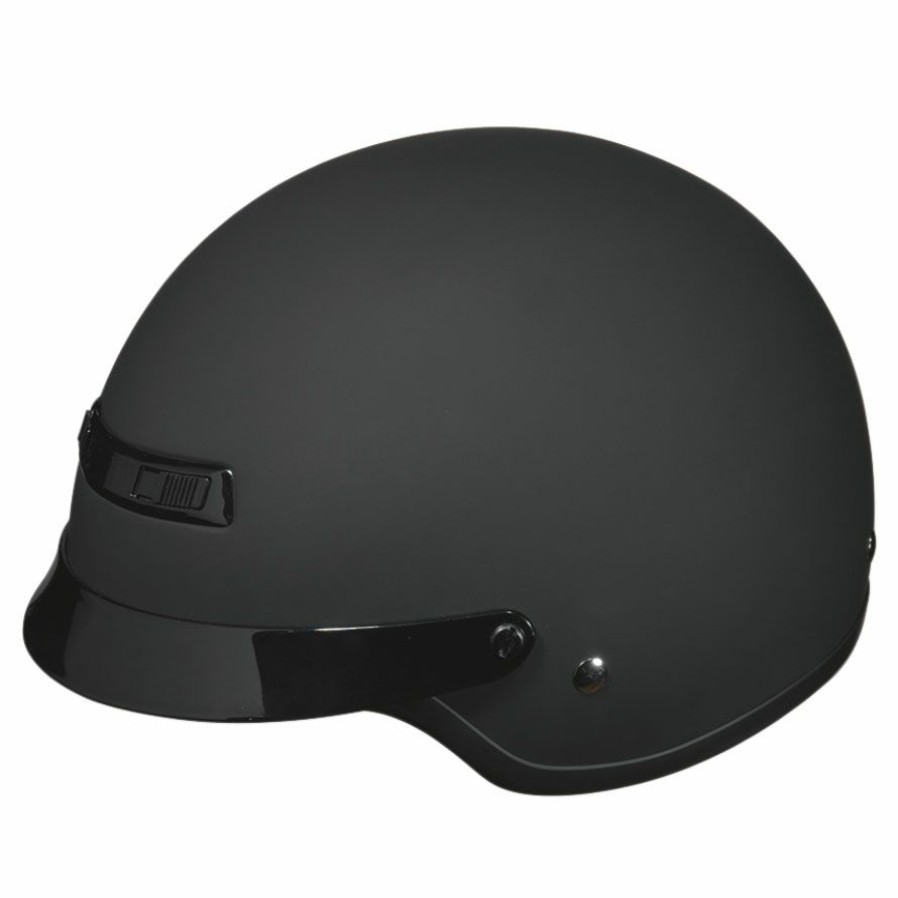 Helmets * | Z1R Nomad Rubatone Black Half Helmet