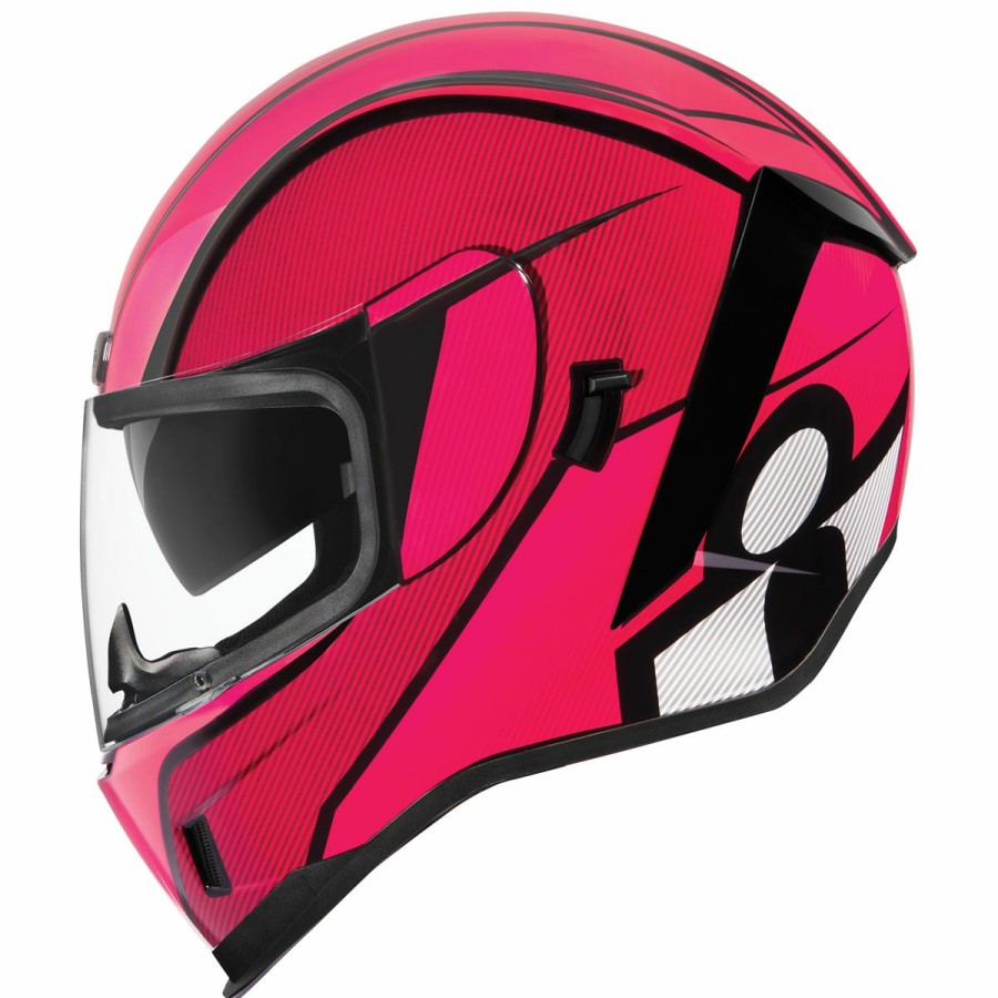 Helmets * | Icon Airform Conflux Pink Full Face Helmet