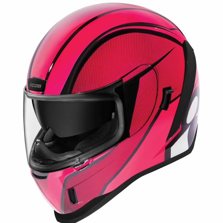 Helmets * | Icon Airform Conflux Pink Full Face Helmet