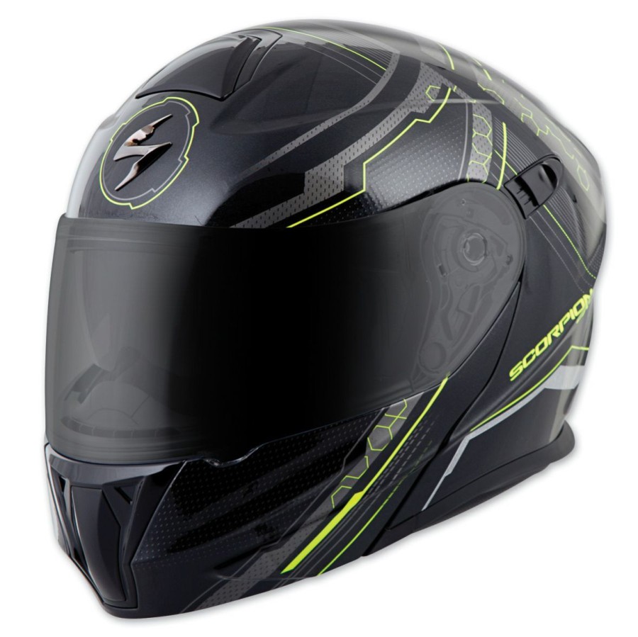 Helmets * | Scorpion Exo Exo-Gt920 Satelitte Neon Modular Helmet