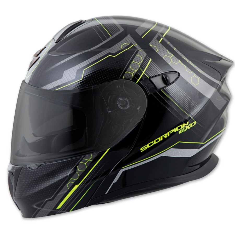 Helmets * | Scorpion Exo Exo-Gt920 Satelitte Neon Modular Helmet