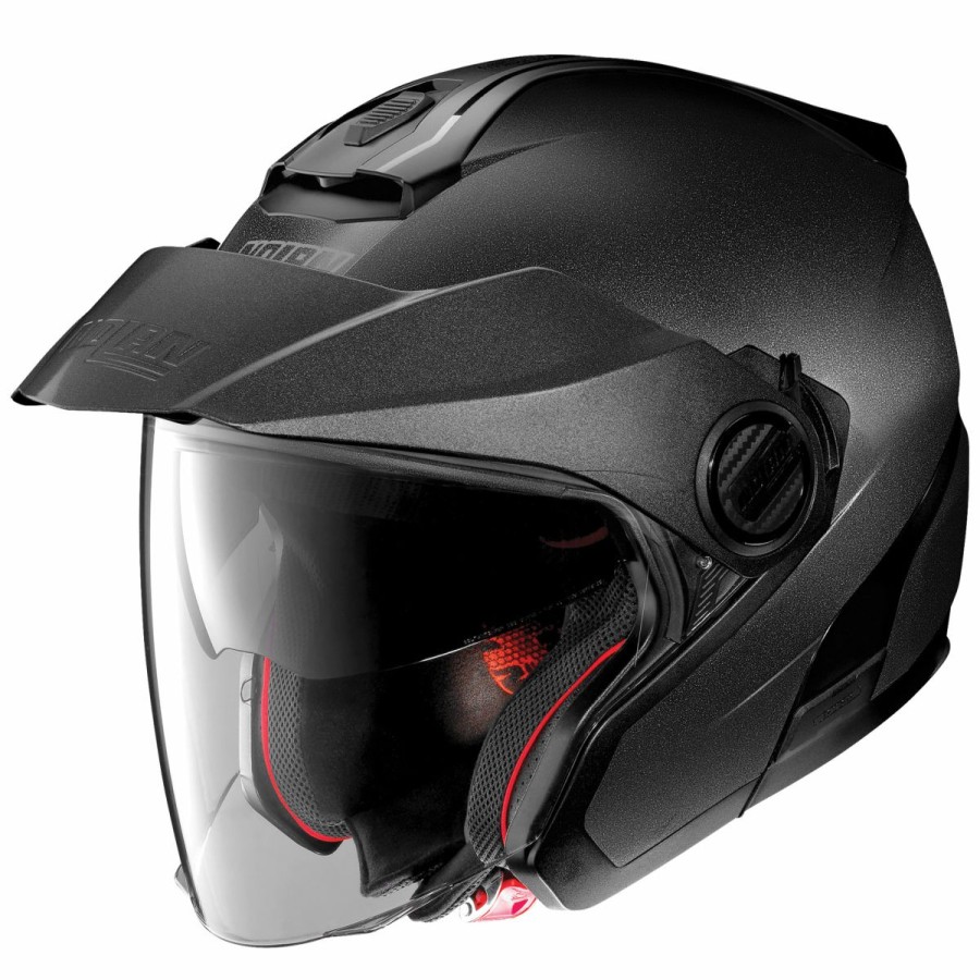 Helmets * | Nolan N40-5 Black Graphite Open Face Helmet