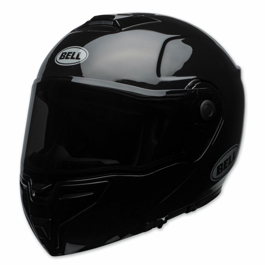 Helmets * | Bell Srt Gloss Black Modular Helmet