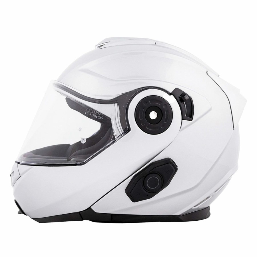 Helmets * | Bilt Techno 3.0 Silver Modular Helmet