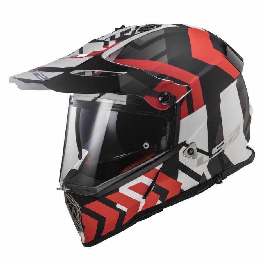 Helmets * | Ls2 Pioneer V2 Xtreme Dual Sport Helmet