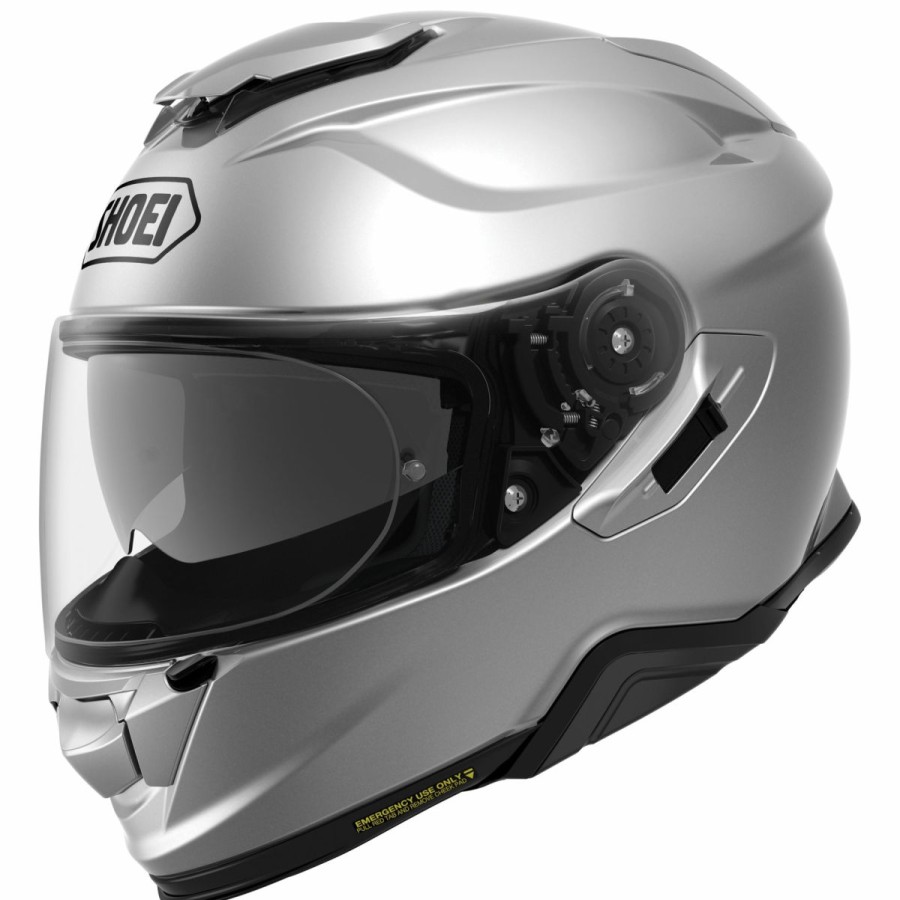 Helmets * | Shoei Gt-Air Ii Silver Full Face Helmet