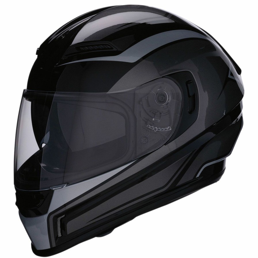 Helmets * | Z1R Jackal Aggressor Stealth Full Face Helmet