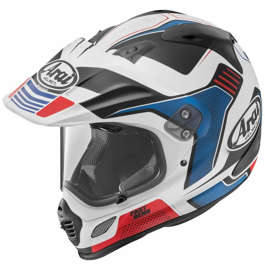 Helmets * | Arai Helmet Arai Xd4 Vision Red Frost Dual Sport Helmet