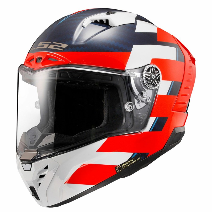 Helmets * | Ls2 Thunder Carbon Alliance Full Face Helmets