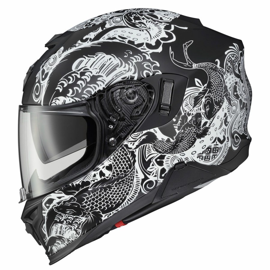 Helmets * | Scorpion Exo-T520 Black Nama-Sushi Full Face Helmet