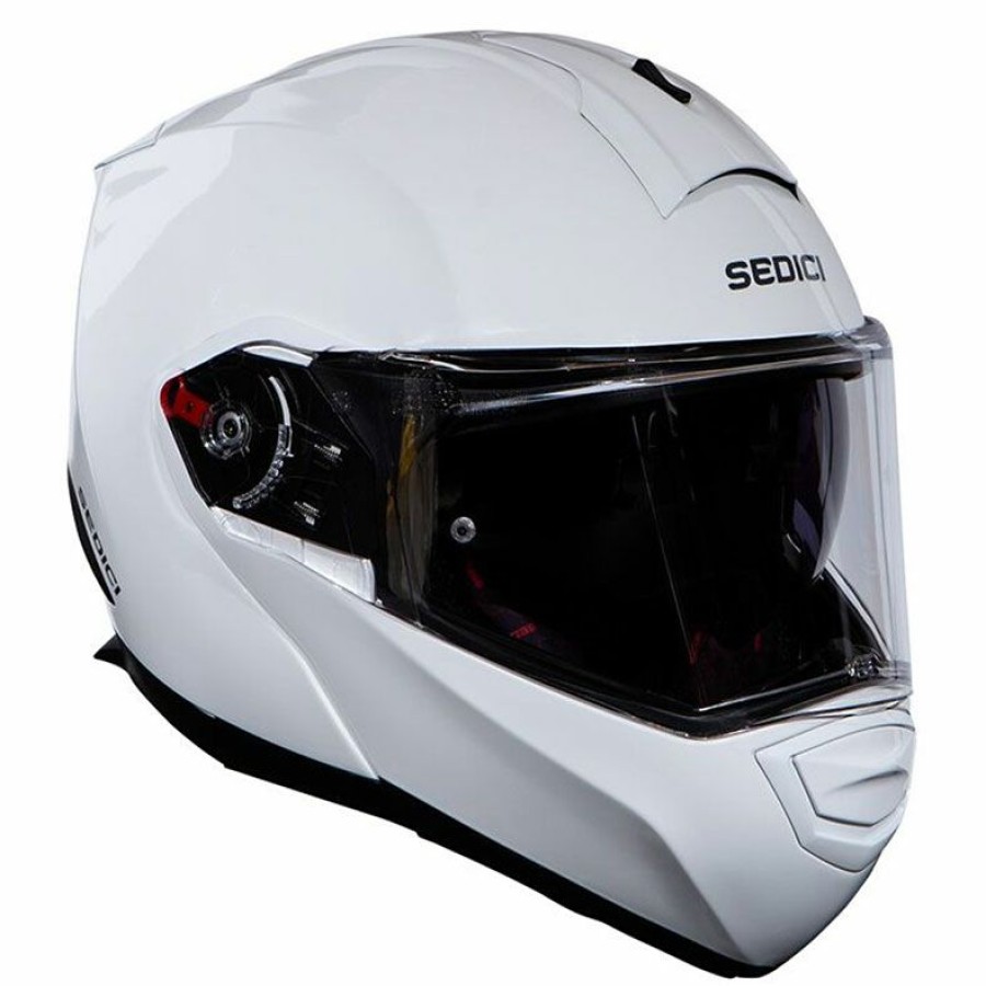 Helmets * | Sedici Sistema Ii White Modular Helmet