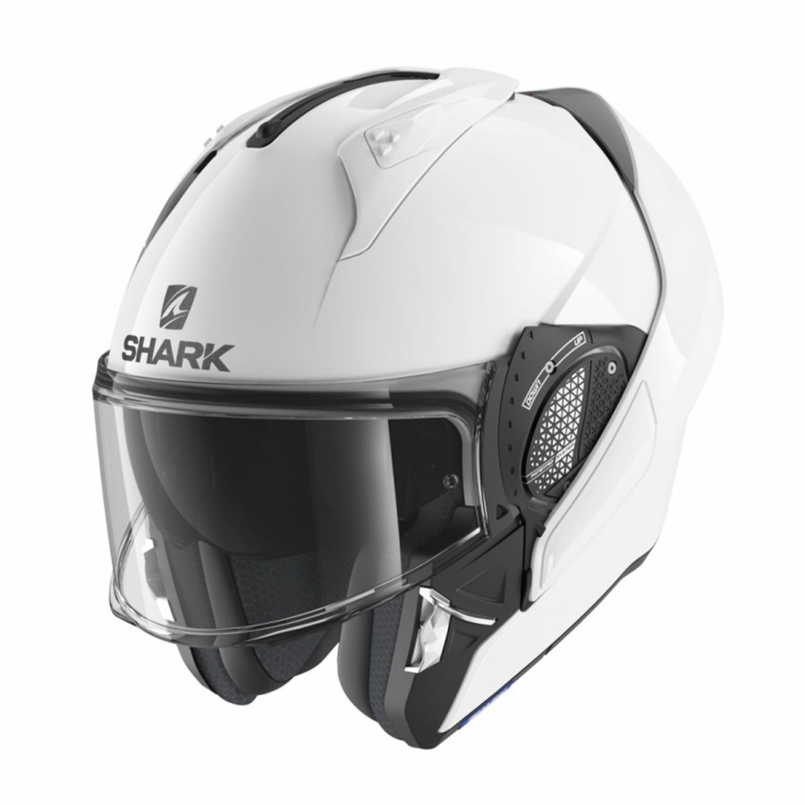 Helmets * | Shark White Evo Gt Modular Helmets