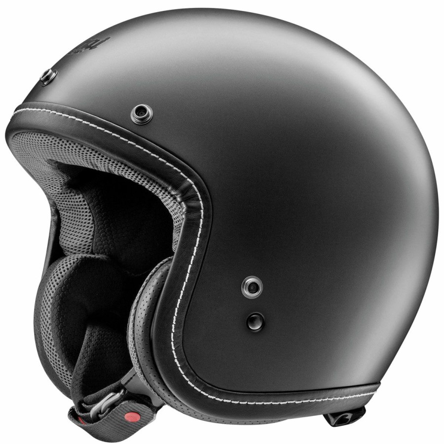 Helmets * | Arai Helmet Arai Classic-V Black Frost Open Face Helmet