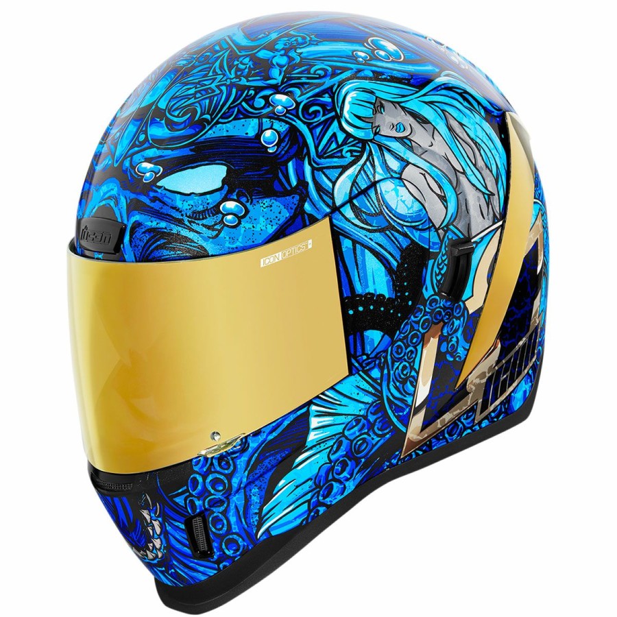 Helmets * | Icon Airform Ships Company Full Face Helmet