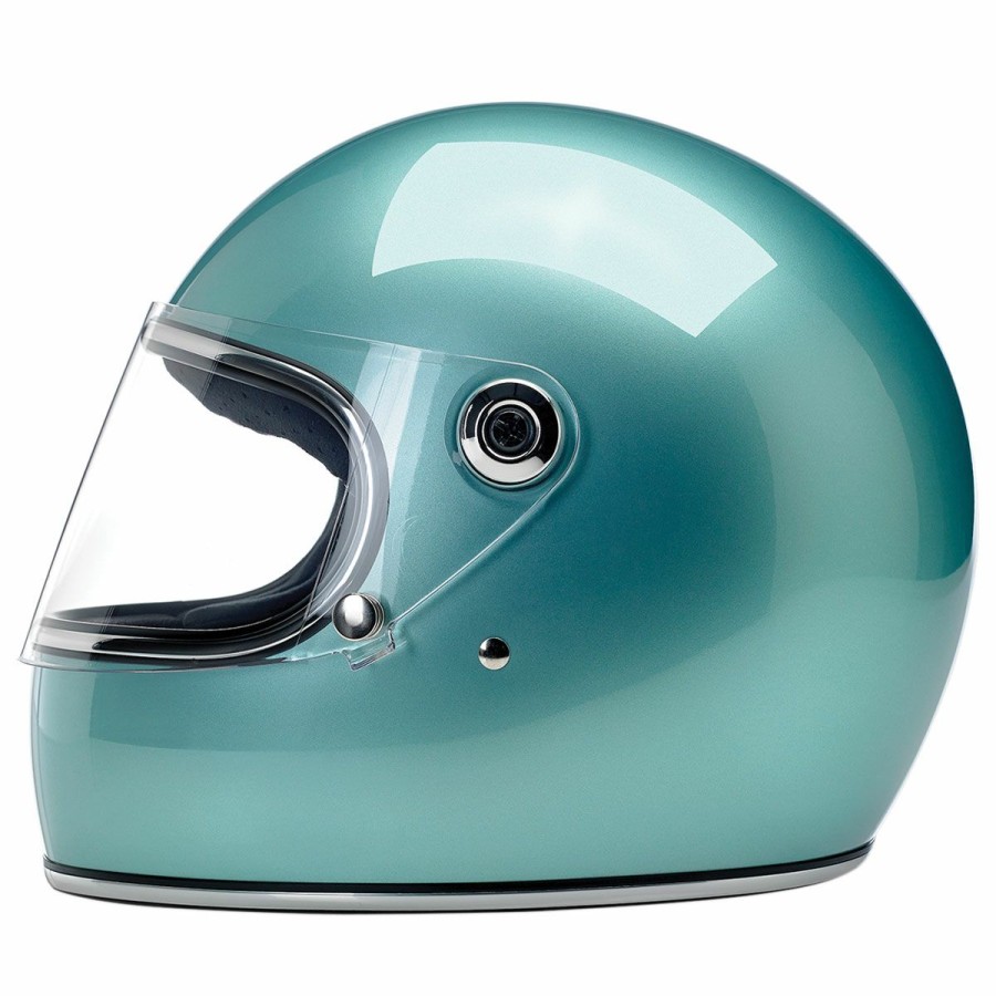 Helmets * | Biltwell Inc. Gringo S Metallic Sea Foam Full Face Helmet