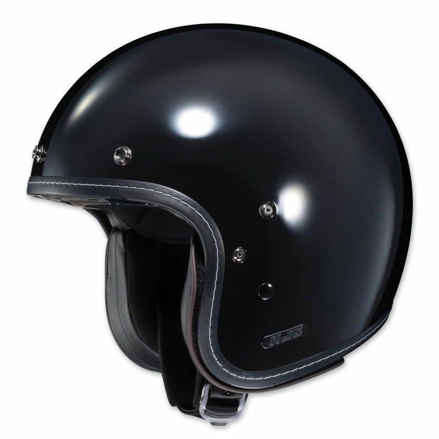 Helmets * | Hjc Is-5 Gloss Black Open Face Helmet