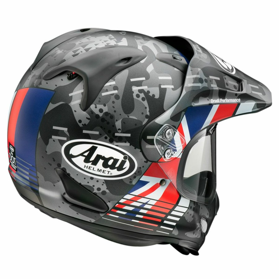 Helmets * | Arai Helmet Arai Xd-4 Cover Uk Dual Sport Helmet