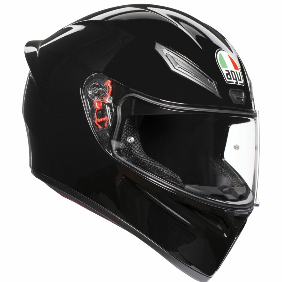 Helmets * | Agv K1 Black Full Face Helmet