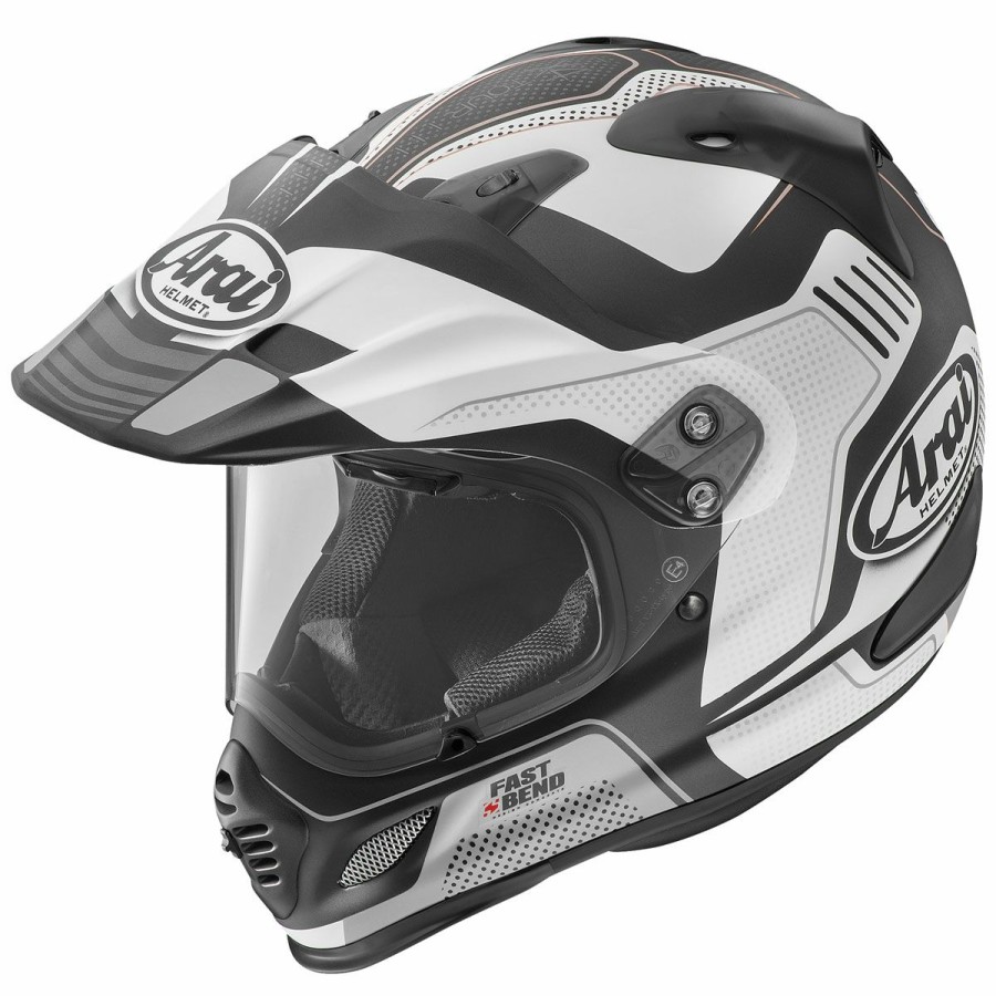 Helmets * | Arai Helmet Arai Xd4 Vision White Frost Dual Sport Helmet