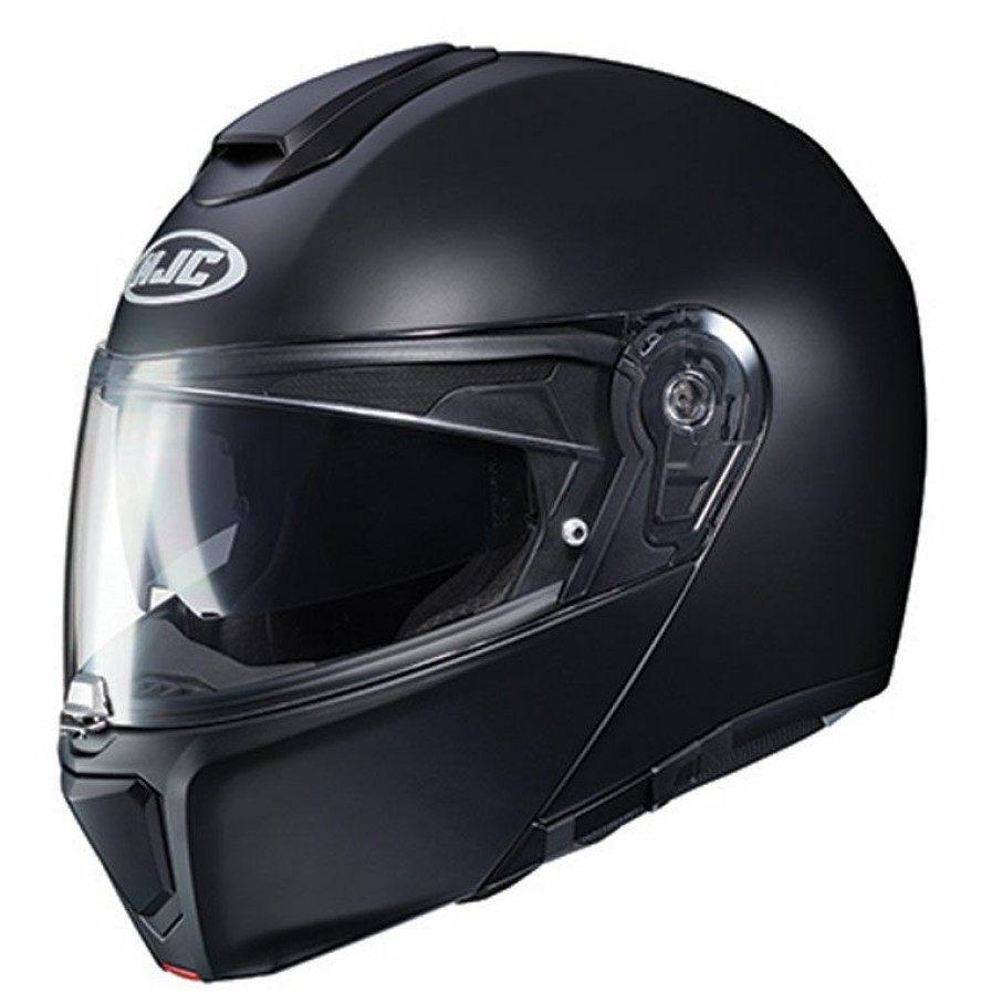 Helmets * | Hjc Rpha-90S Semi-Flat Black Modular Helmet