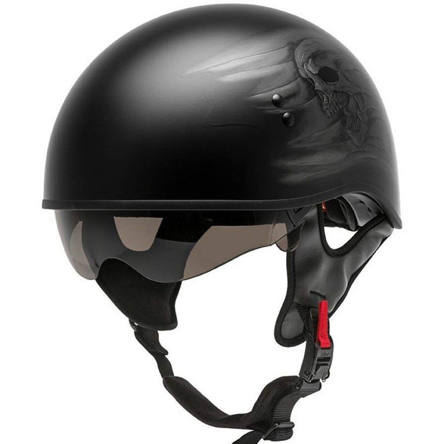 Helmets * | Gmax Hh-65 Ritual Half Helmet