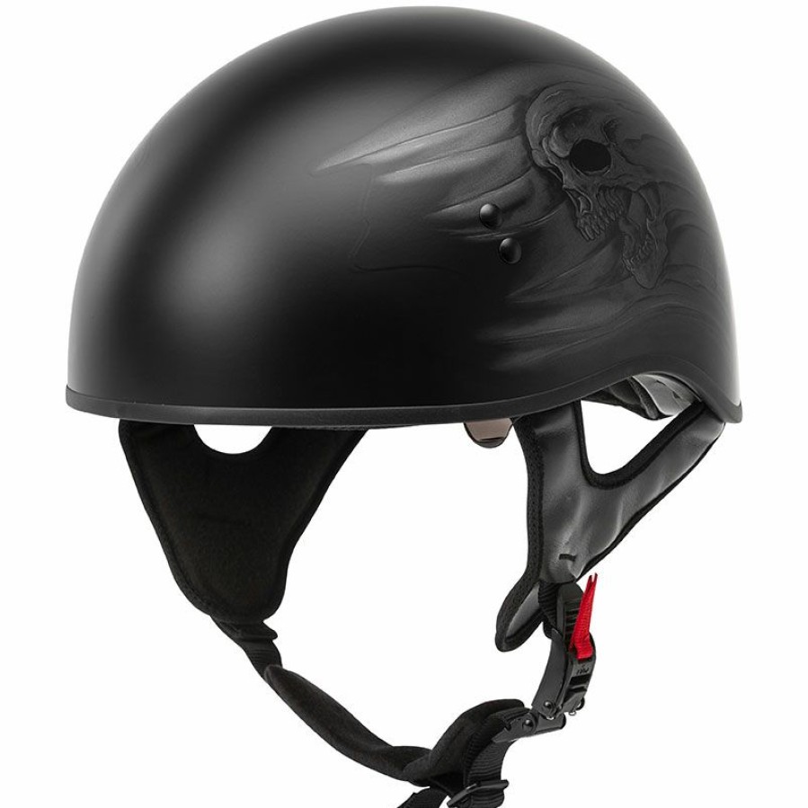 Helmets * | Gmax Hh-65 Ritual Half Helmet