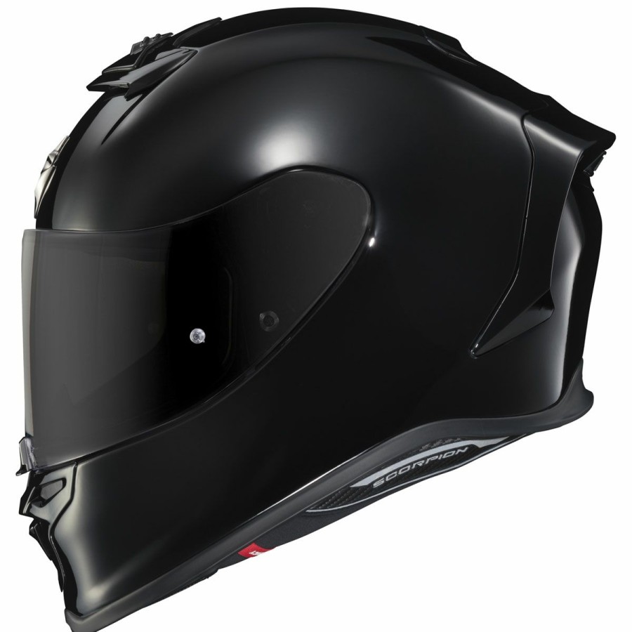 Helmets * | Scorpion Exo Exo-R1 Air Gloss Black Full Face Helmet