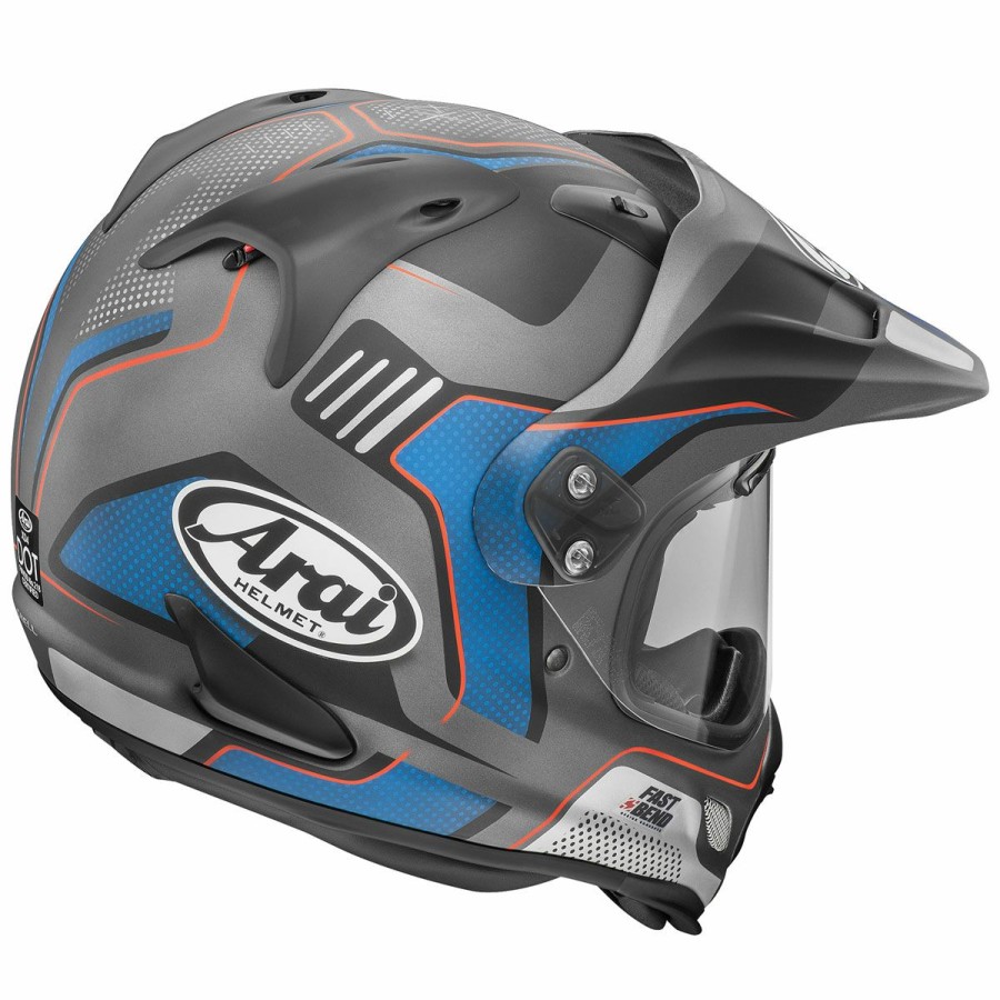 Helmets * | Arai Helmet Arai Xd4 Vision Black Frost Dual Sport Helmet