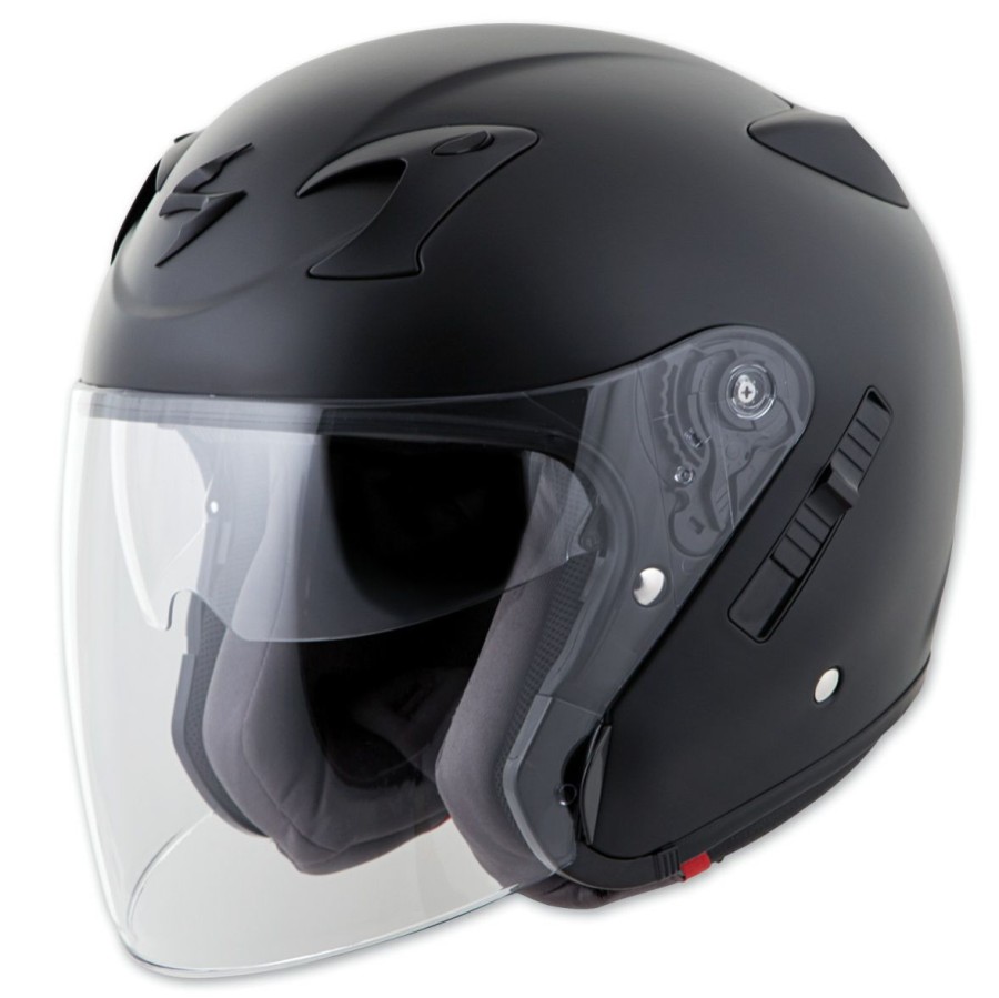 Helmets * | Scorpion Exo Exo-Ct220 Matte Black Open Face Helmet