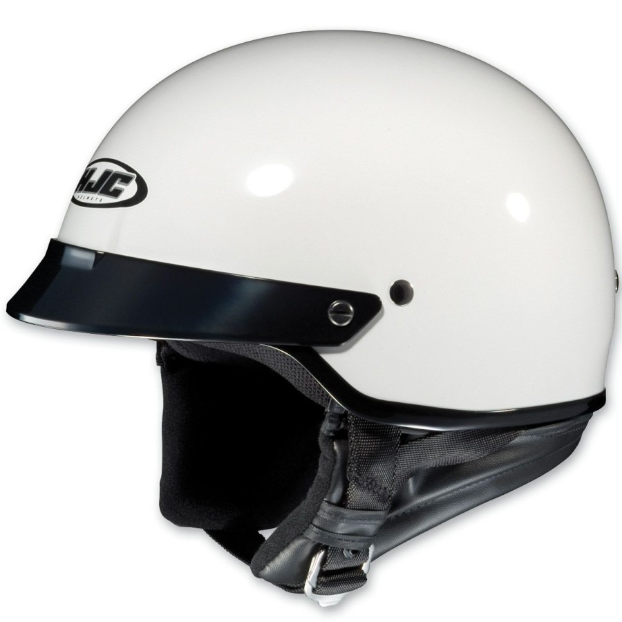 Helmets * | Hjc Cs-2N White Half Helmet