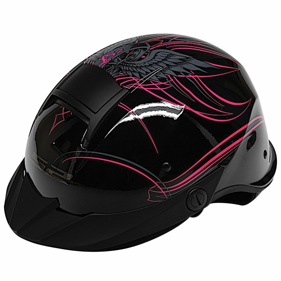 Helmets * | Ls2 Rebellion Wheels & Wings Half Helmet