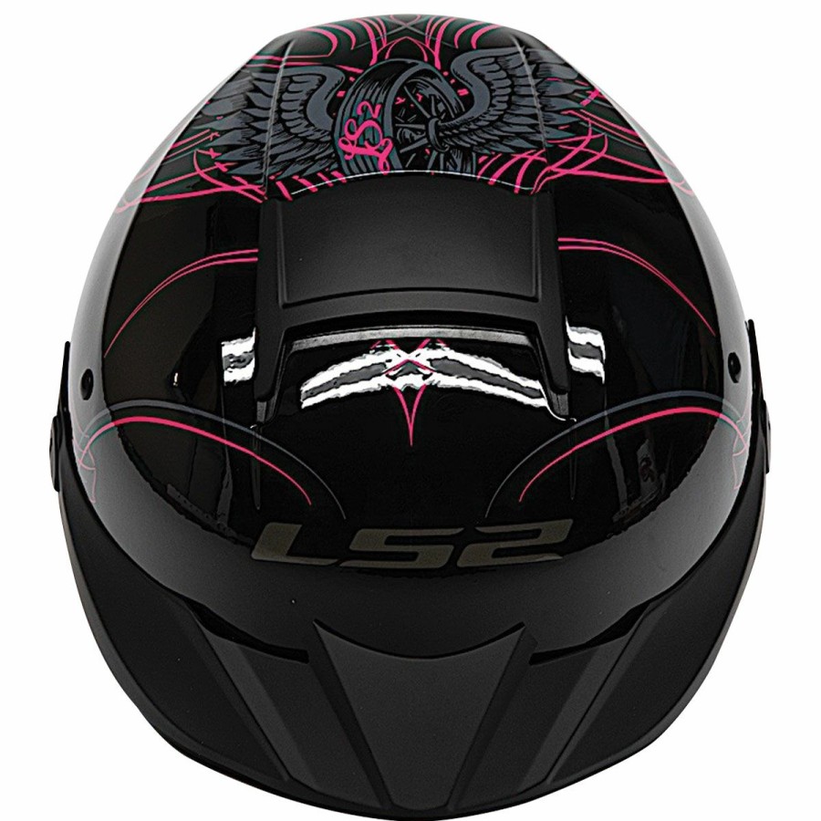 Helmets * | Ls2 Rebellion Wheels & Wings Half Helmet