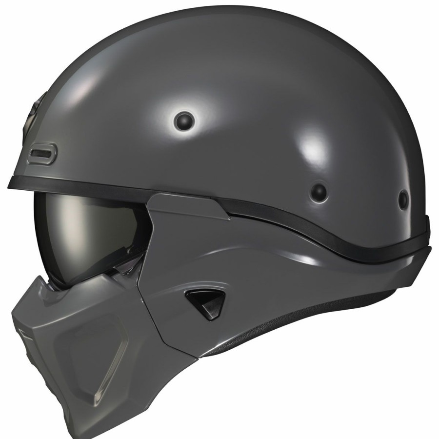 Helmets * | Scorpion Exo Covert X Cement Gray Half Helmet