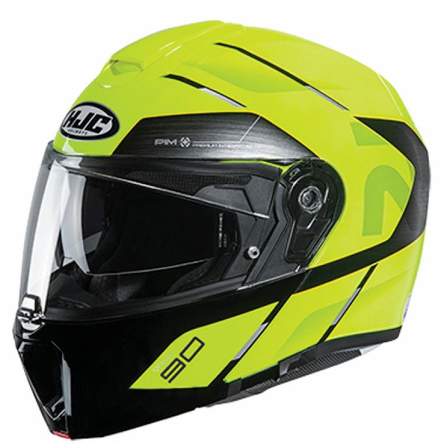 Helmets * | Hjc Rpha-90S Bekavo Semi-Flat Hi-Viz Modular Helmet