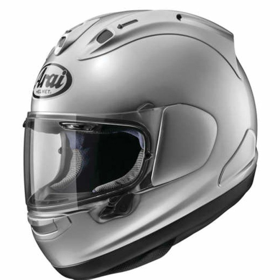 Helmets * | Arai Helmet Arai Corsair-X Silver Aluminum Full Face Helmet